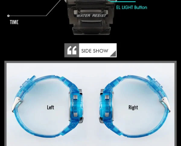 Montre numérique pour enfants SKMEI avec bracelet en silicone (1450)