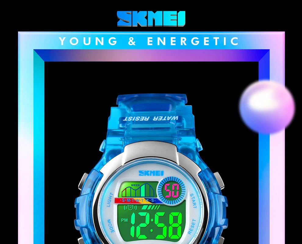 Montre numérique pour enfants SKMEI avec bracelet en silicone (1450)