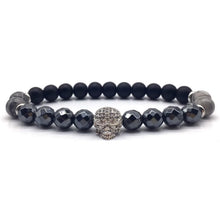 Skull Zircon Beads Bracelet (EGBT0010)