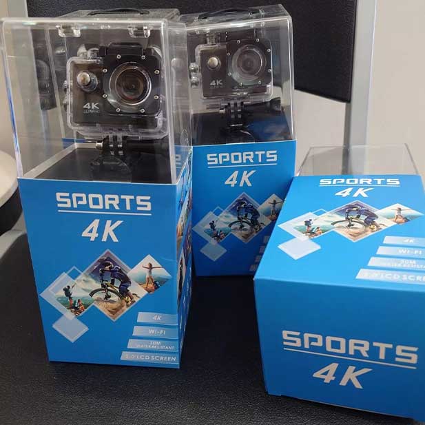 Caméra d'action sport 4K Ultra HD avec écran LCD 2 pouces – Étanche, enregistreur vidéo et photo haute résolution