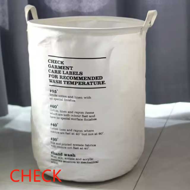 Storage Basket & Bucket – Baby Clothes Storage, Cloth Hamper, Fabric Sundries Basket, Washing Basket for Household Use