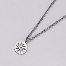 Collier unisexe avec pendentif soleil (EGN016)