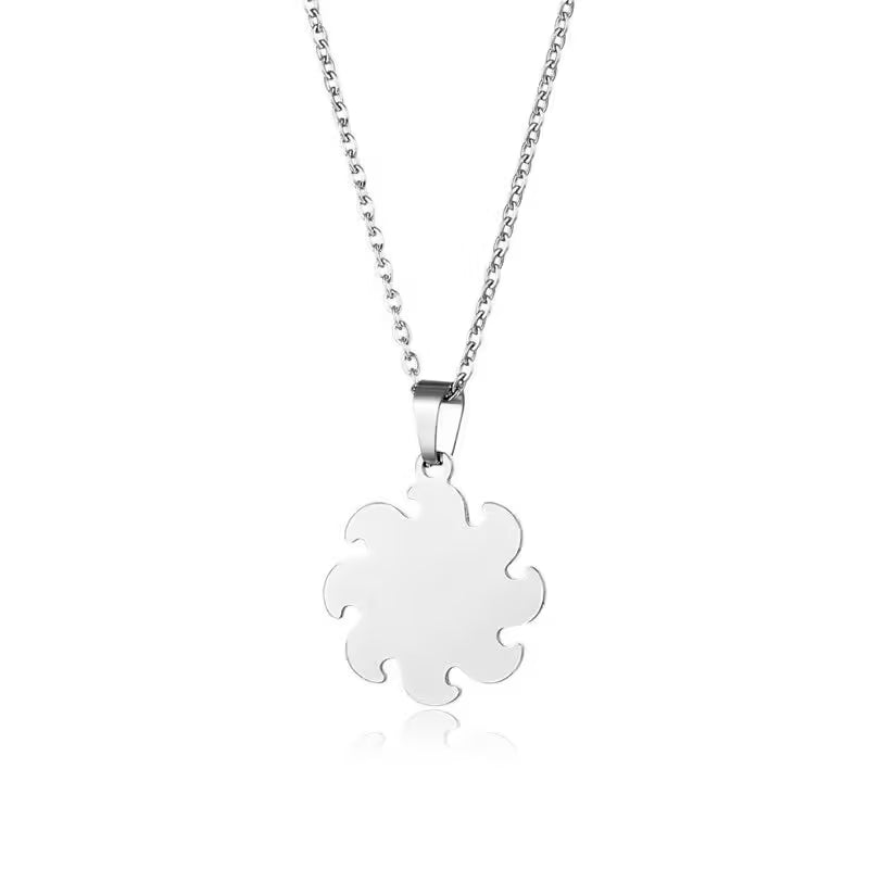 Sun Shape Pendant Unisex Necklace(EGN171)