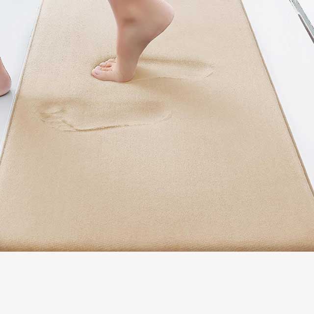 Super Absorbent Coral Velvet Bathroom Floor Mat – Anti-Slip Bath Mat & Door Mat for Quick Drying and Ultimate Comfort