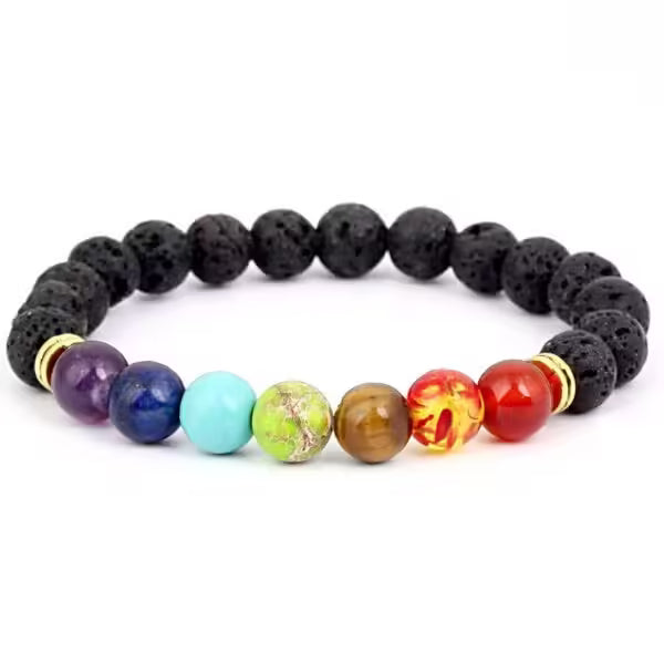 Trendy Shape Volcanic Beads Bracelet (EGBT238)