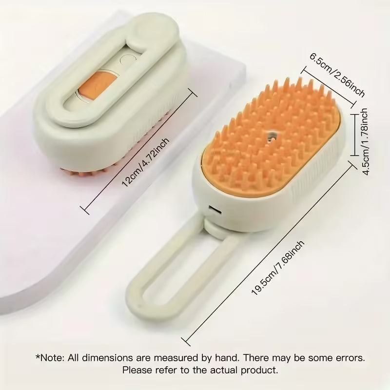 Brosse nettoyante pour animaux de compagnie, peigne à vaporiser, brosse démêlante pour le sous-poil des chiens et chats