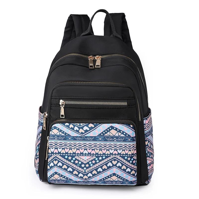 Sac à dos pour femme avec motif imprimé (EGB137)