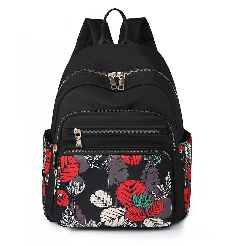 Sac à dos pour femme avec motif imprimé (EGB137)