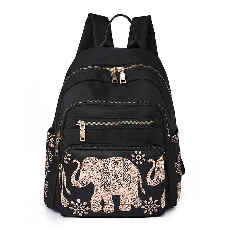 Sac à dos pour femme avec motif imprimé (EGB137)