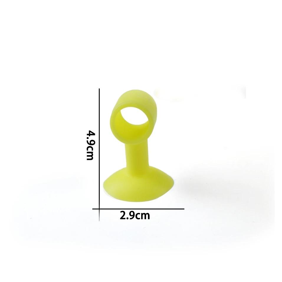 Protection anti-collision sans perforation pour porte à ventouse