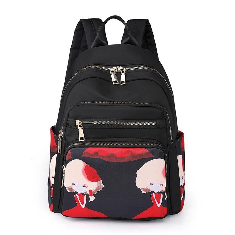 Sac à dos pour femme avec motif imprimé (EGB137)