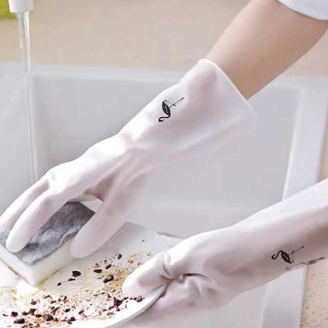 Waterproof Housework Cleaning Gloves – Durable Latex Gloves for Kitchen, Laundry, and Dishwashing, Wear-Resistant Rubber Gloves