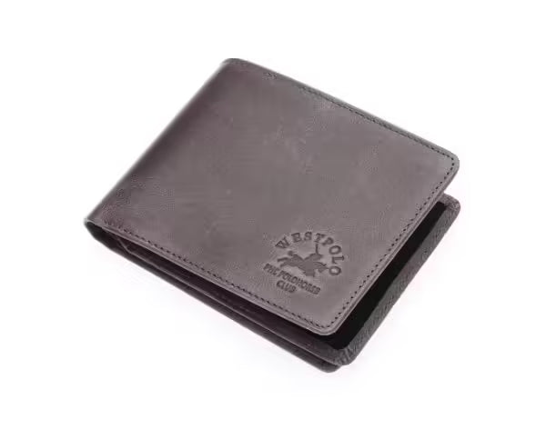 Wespolo Genuine Crazy Leather Men's Wallet (1615C)