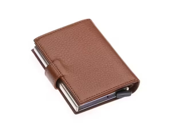 Portefeuille unisexe en cuir véritable Westpolo Alex avec grand porte-cartes (5570)