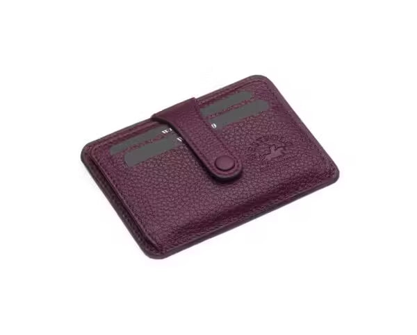 Porte-cartes unisexe multicompartiments Westpolo Carpi en cuir véritable Flirt (115)