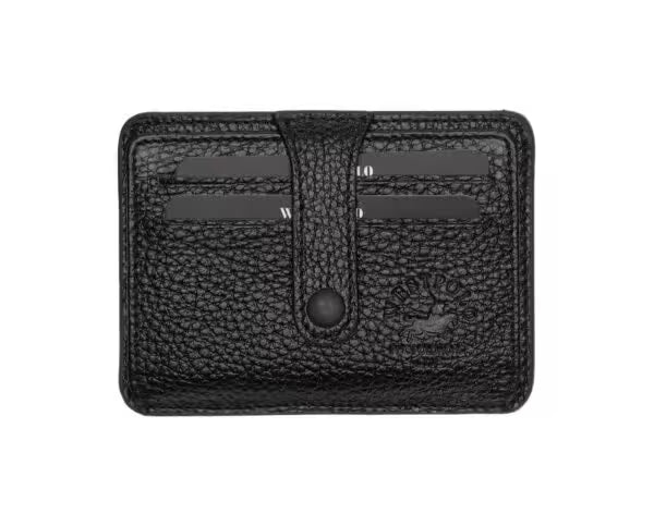 Porte-cartes unisexe multicompartiments Westpolo Carpi en cuir véritable Flirt (115)