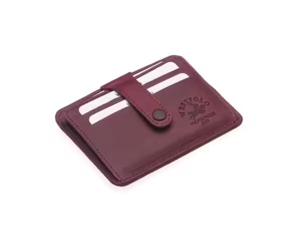 Westpolo Carpi Multi Compartment Unisex Genuine Flirt Leather Card Holder (115C)