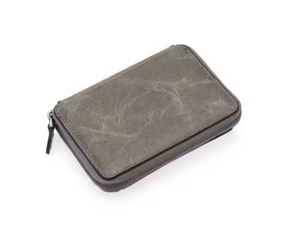 Westpolo Genuine Crazy Tumbled Leather Vintage Card Holder Wallet (1795C)