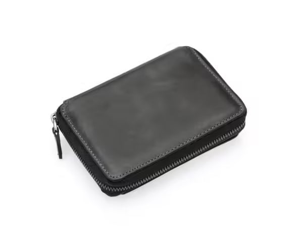 Westpolo Genuine Crazy Tumbled Leather Vintage Card Holder Wallet (1795C)