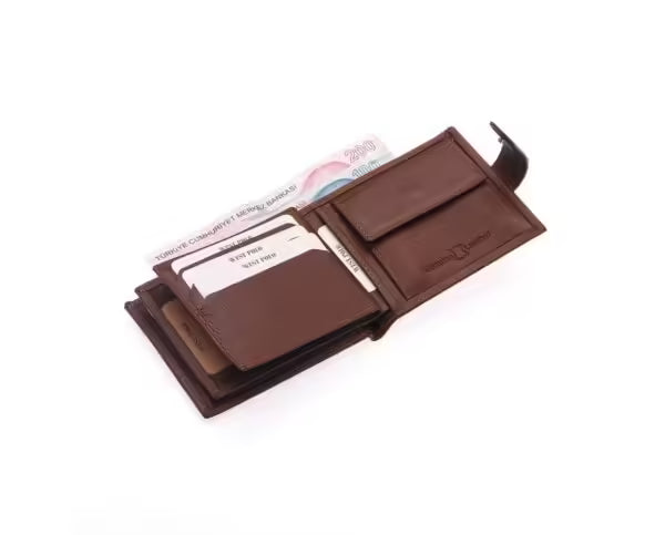 Westpolo Genuine Leather Men Wallet (11P)