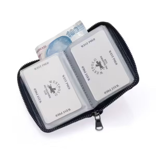 محفظة ويستبولو للرجال من الجلد الأصلي (503)