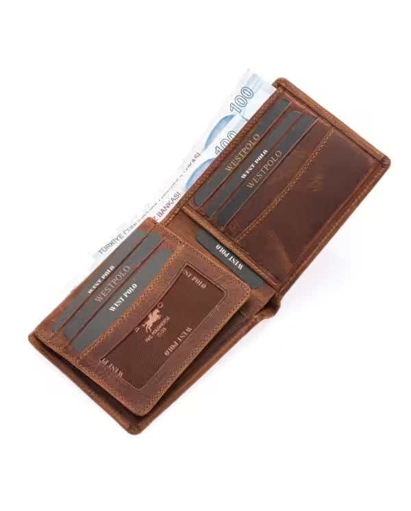 Westpolo Genuine Leather Men's Wallet (1616C)