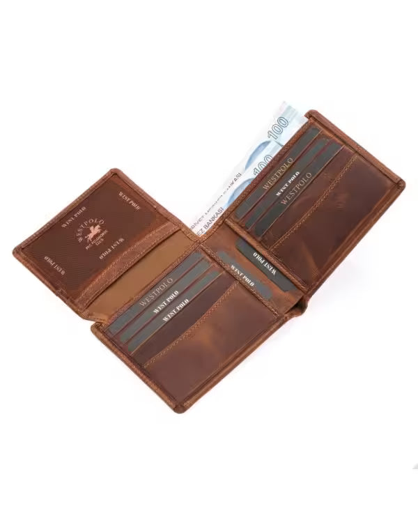 Westpolo Genuine Leather Men's Wallet (1616C)