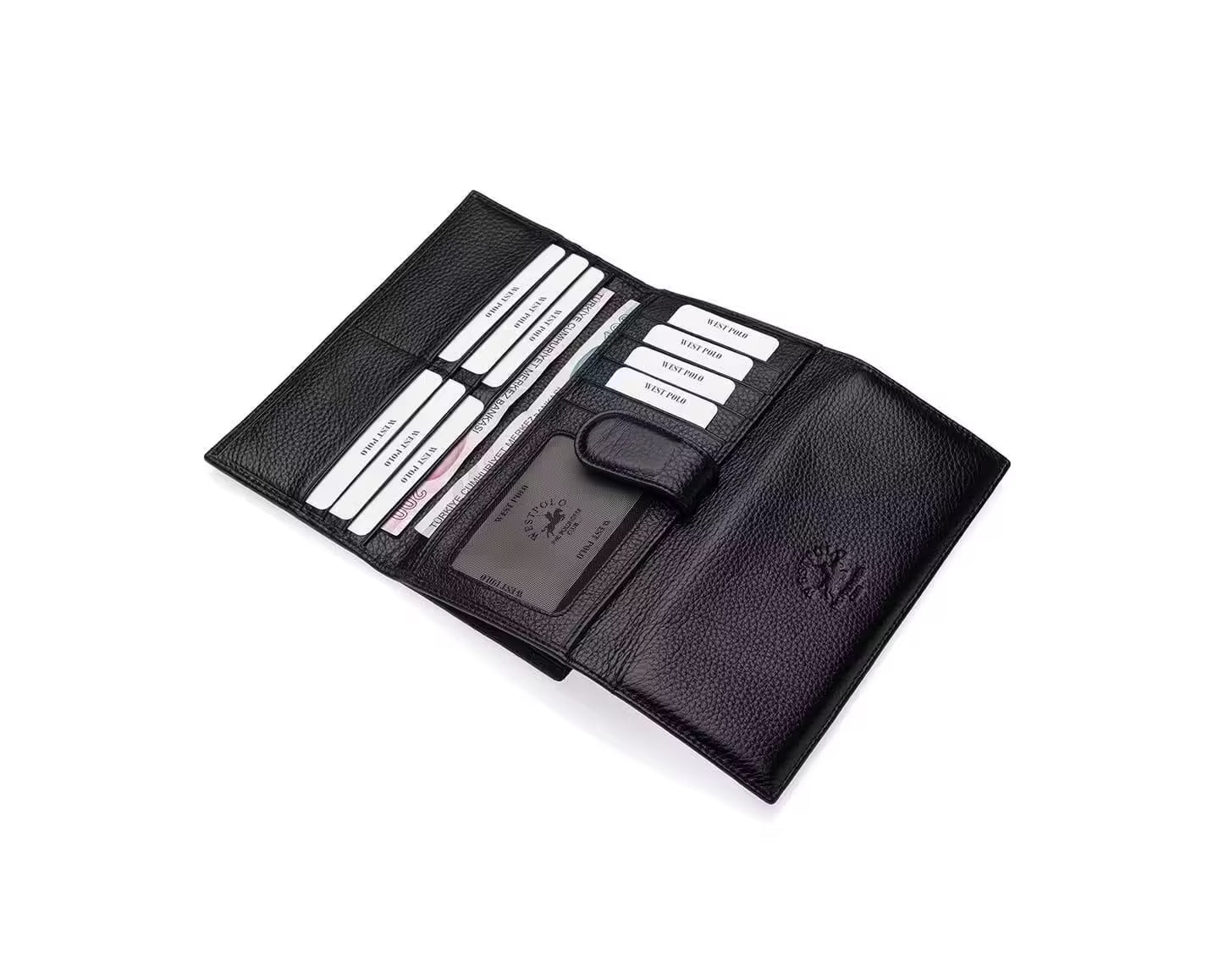 Westpolo Kier Genuine Leather Women's Wallet Card Holder with Coin and Card Holder Compartment(464)