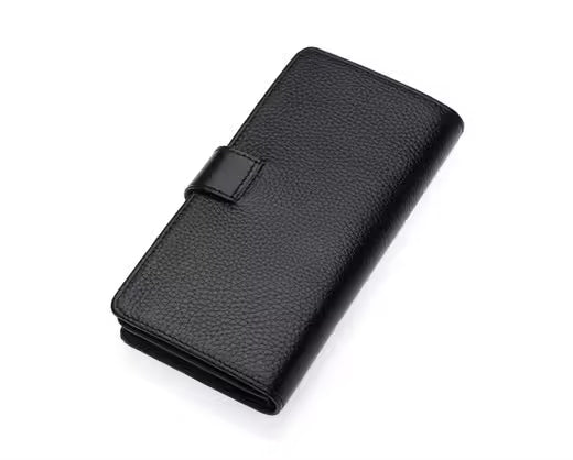 Westpolo Lime Unisex Genuine Leather Long Wallet with Phone Compartment (2746)