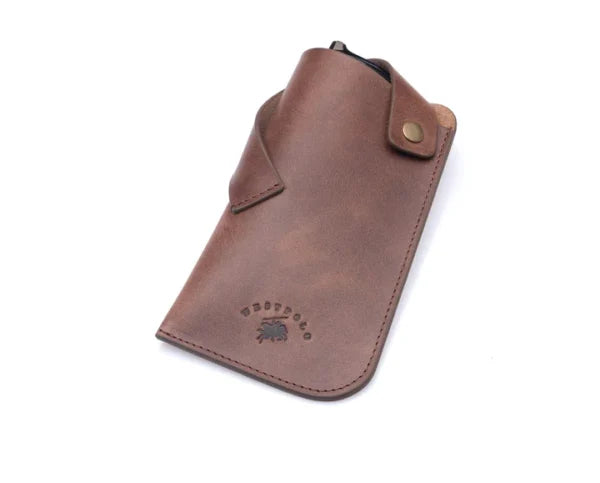westpolo lonex genuine leather glasses case – brown gallery img 1