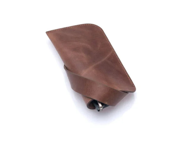 westpolo lonex genuine leather glasses case – brown gallery img 2