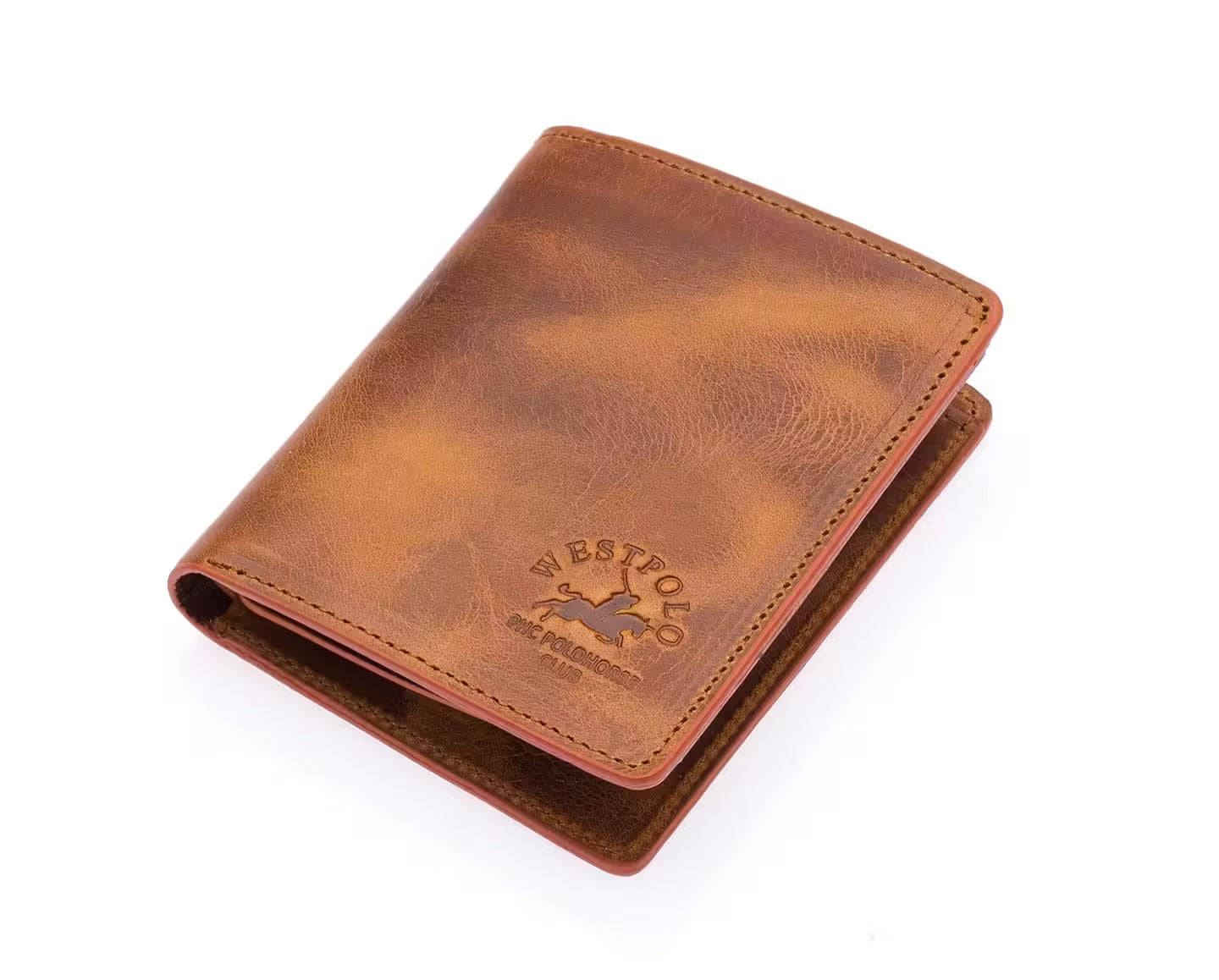 Westpolo Martini Genuine Leather Men's Wallet Card Holder With Large Card Holder Compartment (1590C)