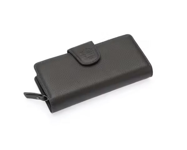 Westpolo Maze Genuine Zipper and Magnet Women's Wallet with Large Card Capacity (481)