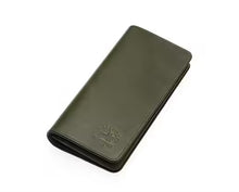 Portefeuille unisexe vintage Westpolo Olympus en cuir véritable grainé avec compartiment pour téléphone (2727C)