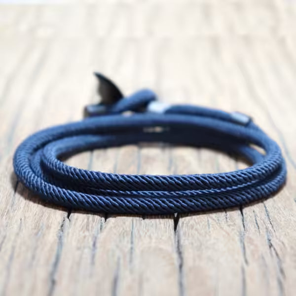 Bracelet unisexe en corde viking à queue de baleine (EGBT266)