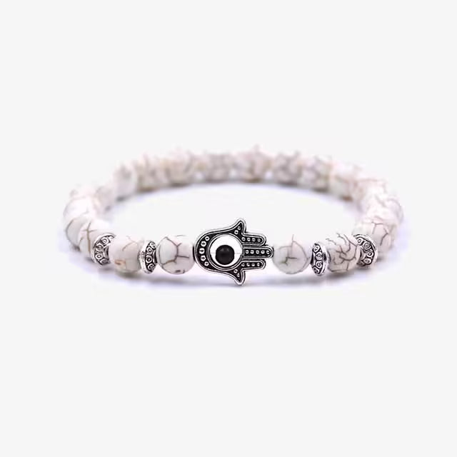 White Beads Bracelet (EGBT002)