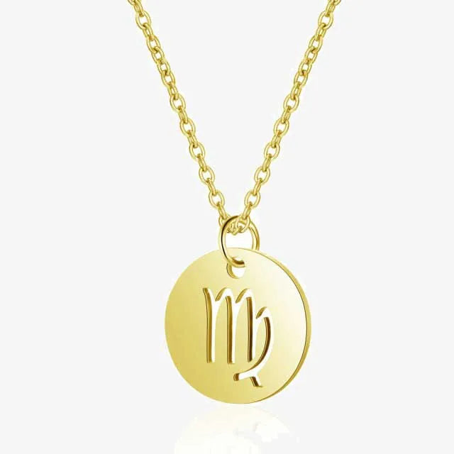 zodiac pendant stainless steel unisex necklace egn049 gallery img 3 jpg