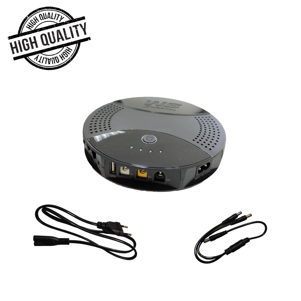 Mini onduleur CC pour routeur Wi-Fi 5V/9V/12V + USB + PoE