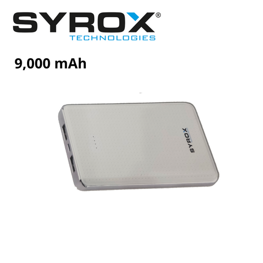 Batterie externe Syrox 9000 mAh - Blanche 