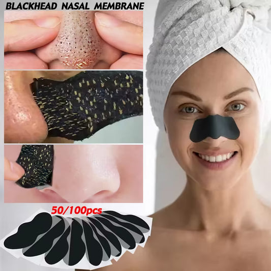 Unisex Blackhead Removal Mask Peel - Deep Cleansing Pore Nose Strips for Clear Skin - Skin Care Mask Patch