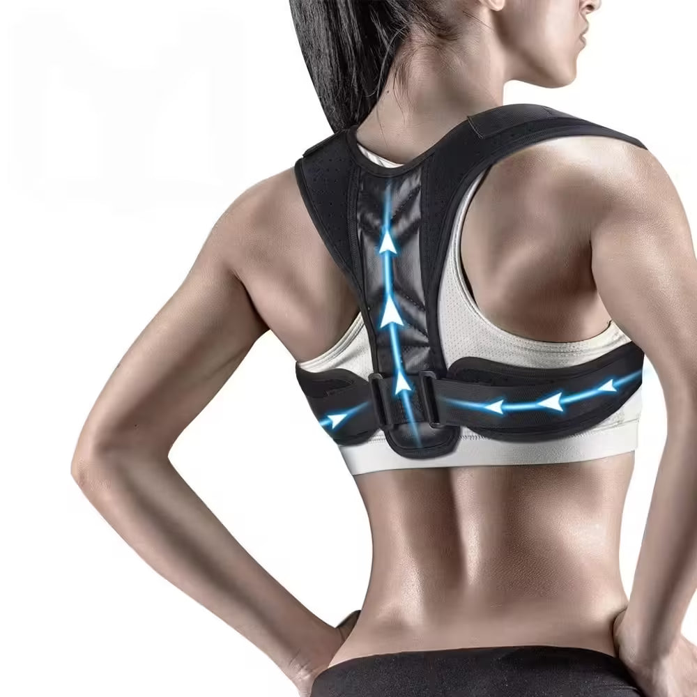 Adjustable Posture Corrector for Men and Women - Prevents Hunchback, Supports Shoulders and Spine