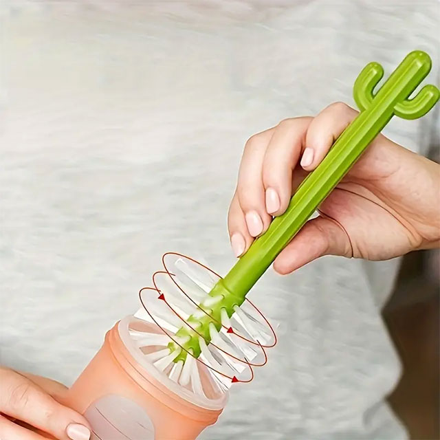 1 Set Cactus Cleaning Brush Set