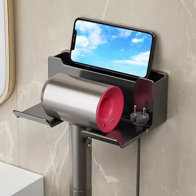 1 Pcs Hair Dryer Holder Wall Mount