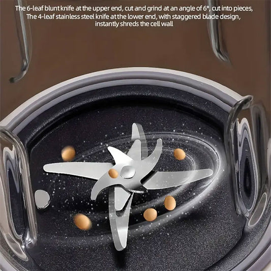 1.5L Large-Capacity Nut Milk & Juice Maker – Low-Noise, High Borosilicate Glass, Automatic Heating for Soy, Almond, & Plant-Based Milk