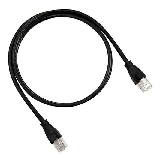 10-Pack Black RJ45 Cat 6 Ethernet Patch Cable – 3ft, 1Gbps Speed, Gold-Plated Connectors (L6LLA010-CS-R)