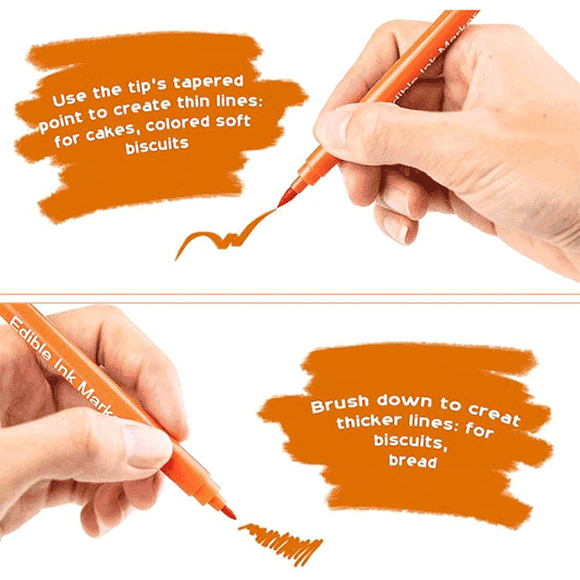 10-Pack Edible Food Coloring Pens