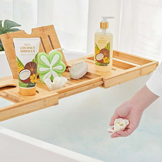 10-Piece Coconut Spa &amp; Bath Set for Women – Pamper Gift Kit for Mum with Bath Salt, Massage Oil, Bubble Bath, Body Lotion &amp; Tote Bag – Ideal Valentine's, Eid, &amp; Birthday Beauty Gift