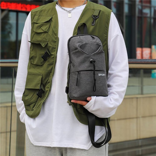 Bottle Space Unisex Sport Chest Bag (EGB252)