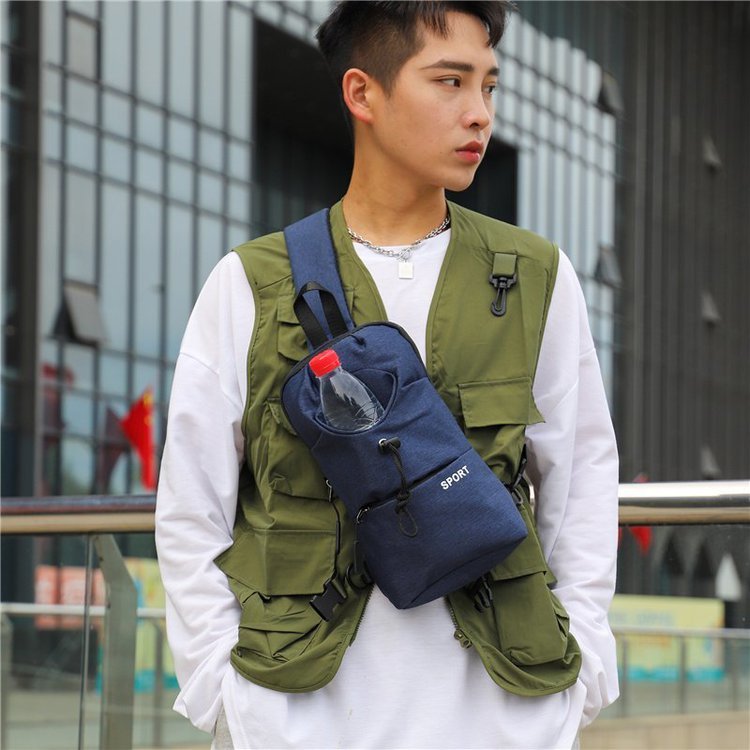 Bottle Space Unisex Sport Chest Bag (EGB252)