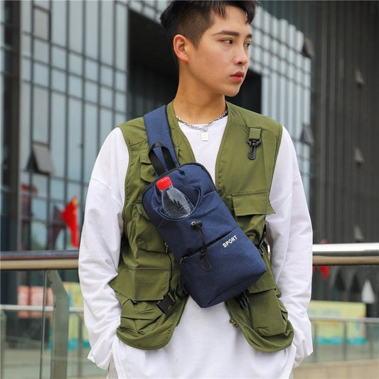 Bottle Space Unisex Sport Chest Bag (EGB252)